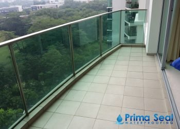 Balcony Waterproofing Singapore (Condo – The Marbella, Mount Sinai Rise)